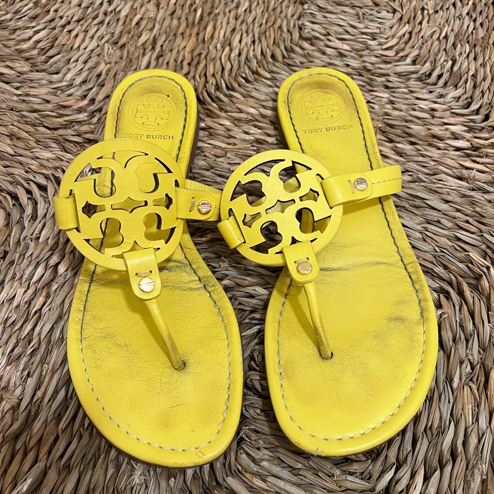Tory Burch Miller sandals yellow